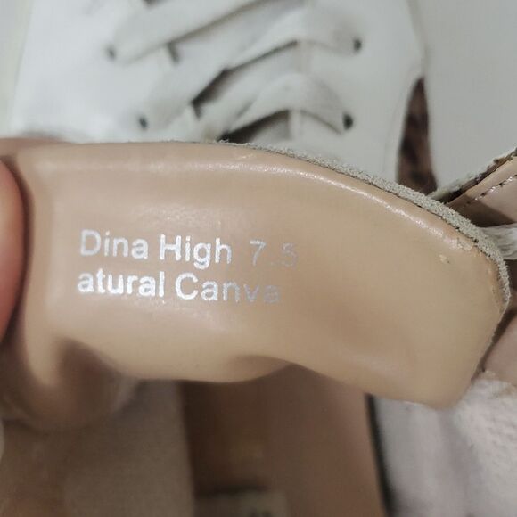 Vintage Havana Dina High-Top Sneaker Leopard Print Studded Women's 7.5 - Picture 12 of 13